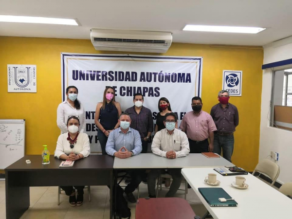 Reunion Canaco, Ayuntamiento de Tuxtla y CEDES UNACH