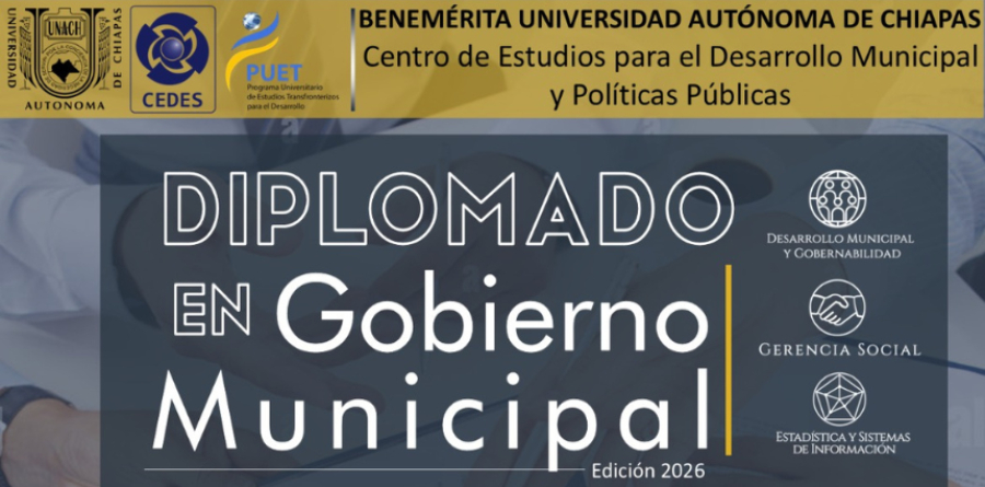 ¡Tercera Edición del Diplomado en Gobierno Municipal 2026!