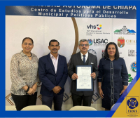 Titulación | CEDES Realiza Toma de protesta y entrega Acta de Evaluación Profesional de Licenciado en Desarrollo Municipal y Gobernabilidad.