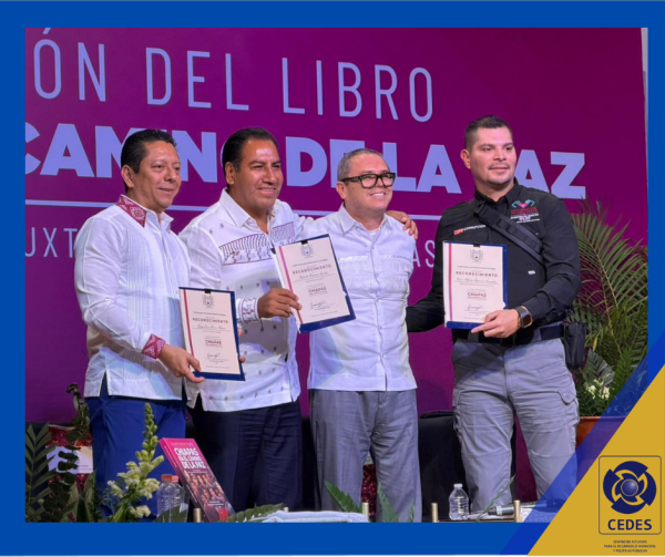 CEDES presente en la presentación del libro Chiapas en el camino de la paz, autoría de Eduardo Ramírez Aguilar, gobernador del Estado de Chiapas.