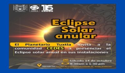 Eclipse Solar Lunar México 2023